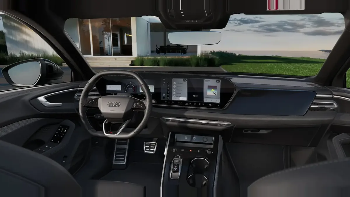 Audi A5 TDI 150kW (204CV) Black Line en renting — Delantera