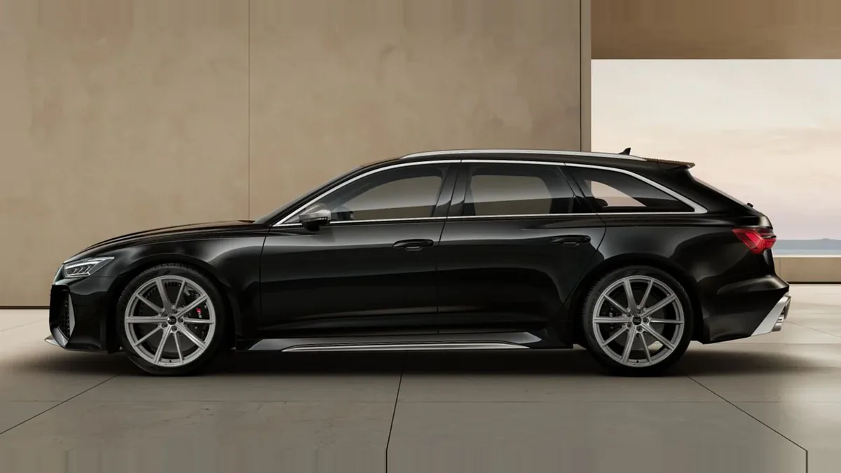 Audi RS6 Avant TFSI Quattro en renting — Lateral