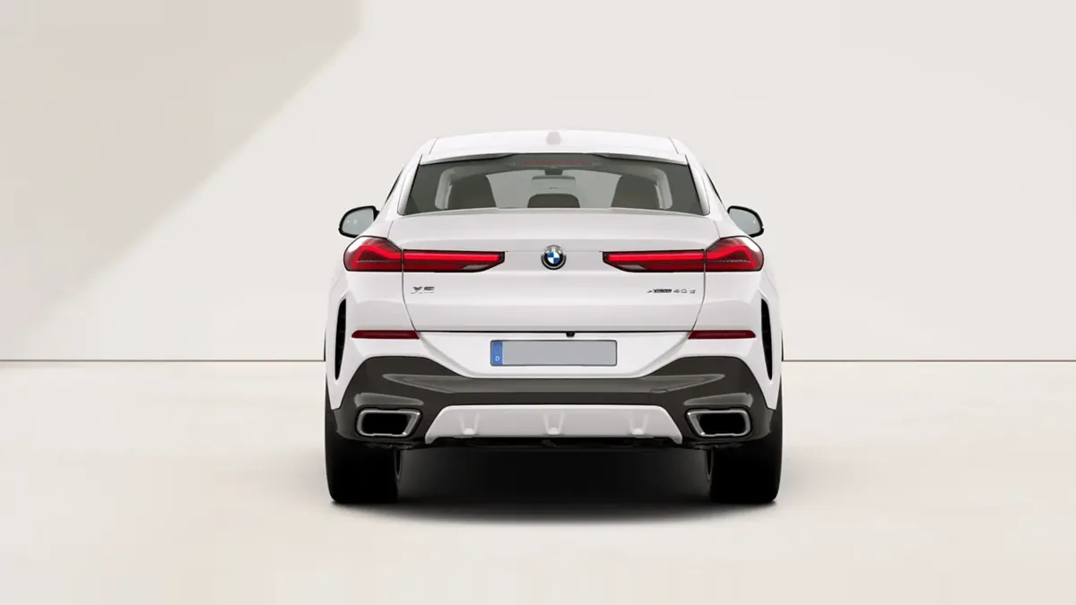 BMW X6 xDrive 40d M Sport en renting — Trasera