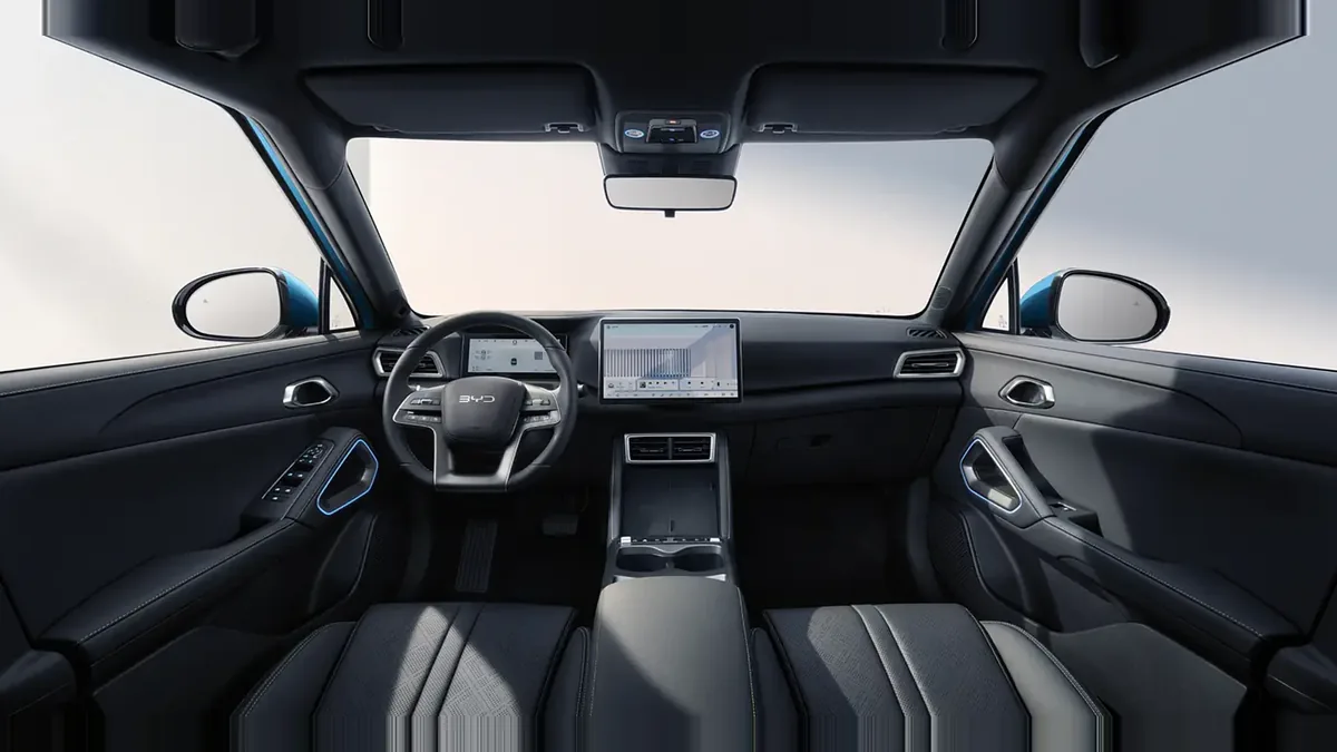 BYD ATTO 2 DM-i Boost en renting — Interior