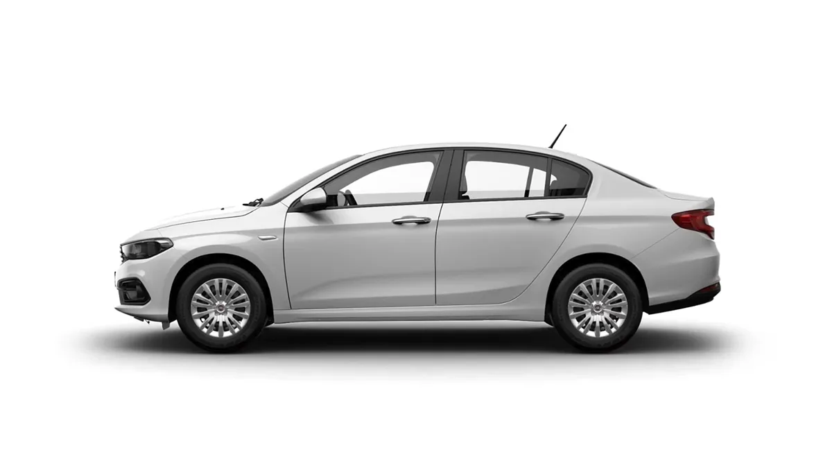 Fiat Tipo Sedán 1.6 Diésel 96kW (130CV) en renting — Lateral