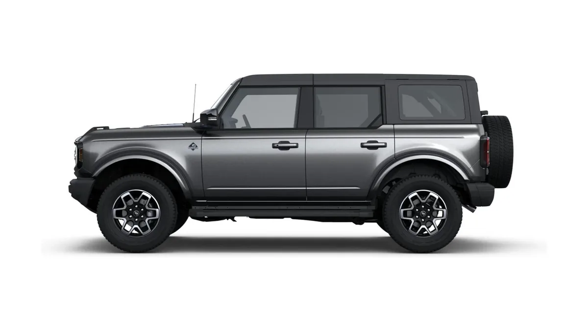 Ford Bronco Outer Banks 2.7 Ecoboost 335CV Automático 4x4 en renting — Lateral