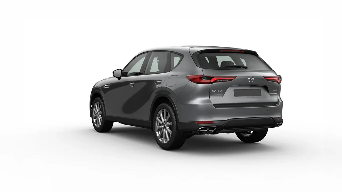 Mazda CX-60 e-Skyactiv D MHEV 8AT RWD Exclusive-Line en renting — Trasera