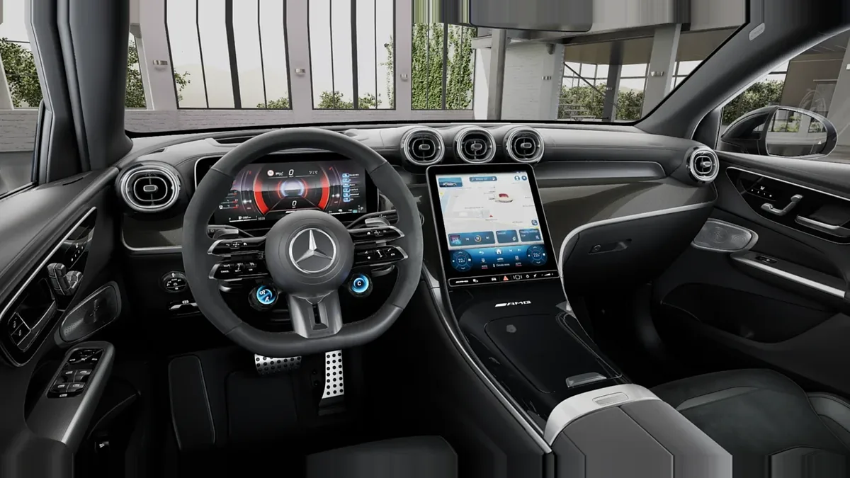Mercedes-AMG GLC Coupé 63 S E Performance en renting — Delantera