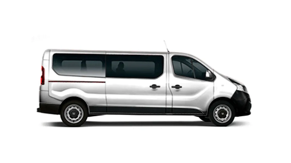 Nissan Primastar Combi 9 L2H1 N-Connecta 150CV II en renting — Delantera