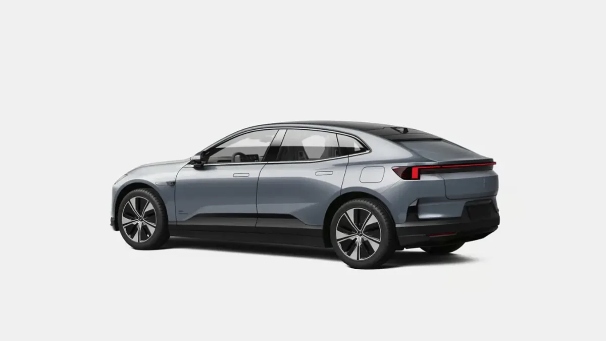 Polestar 4 Long Range Single Motor en renting — Trasera