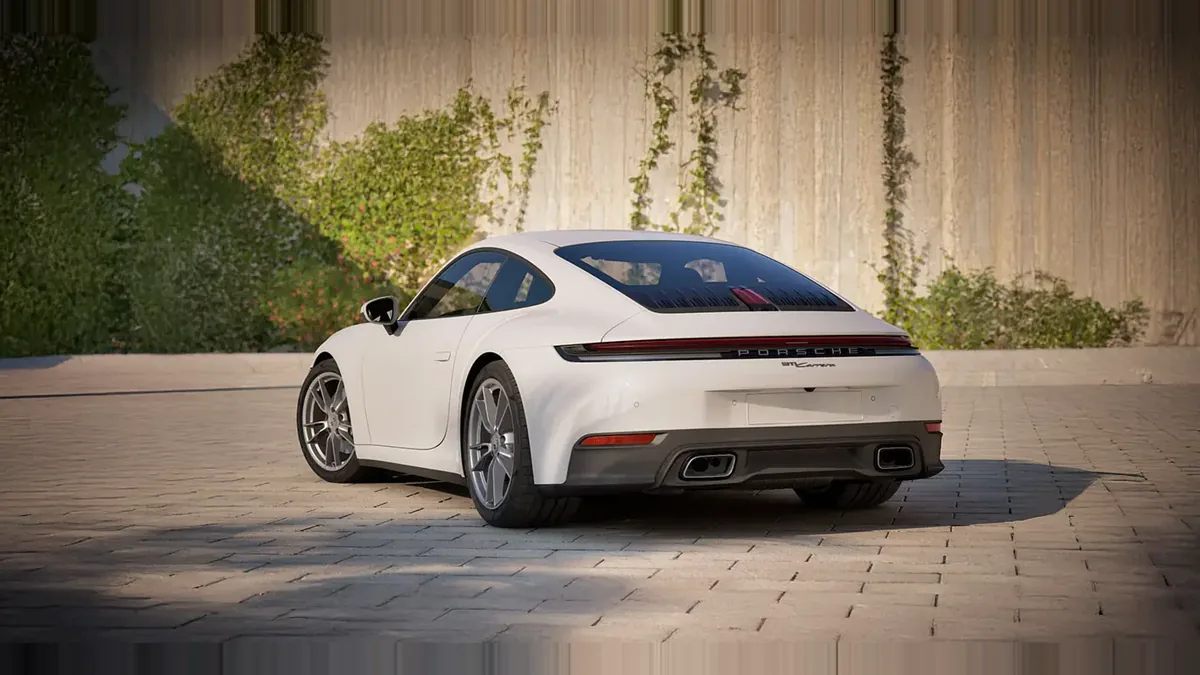 Porsche 911 Carrera en renting — Trasera