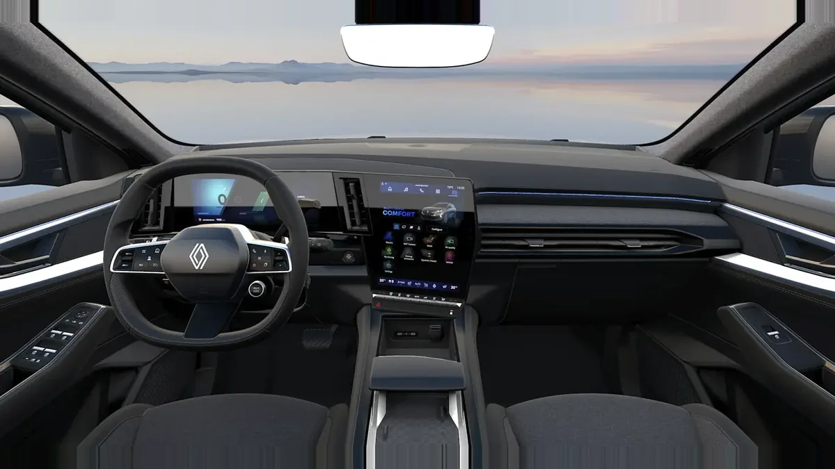 Renault ESPACE TECHNO E-TECH FULL HYBRID 200CV en renting — Delantera